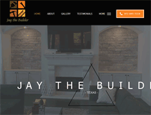 Tablet Screenshot of jthebuilder.com